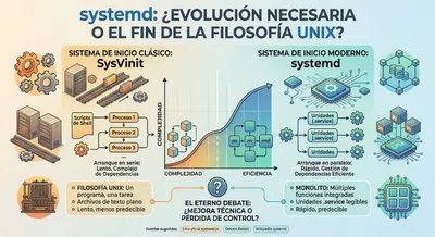 Systemd: Defensores y detractores